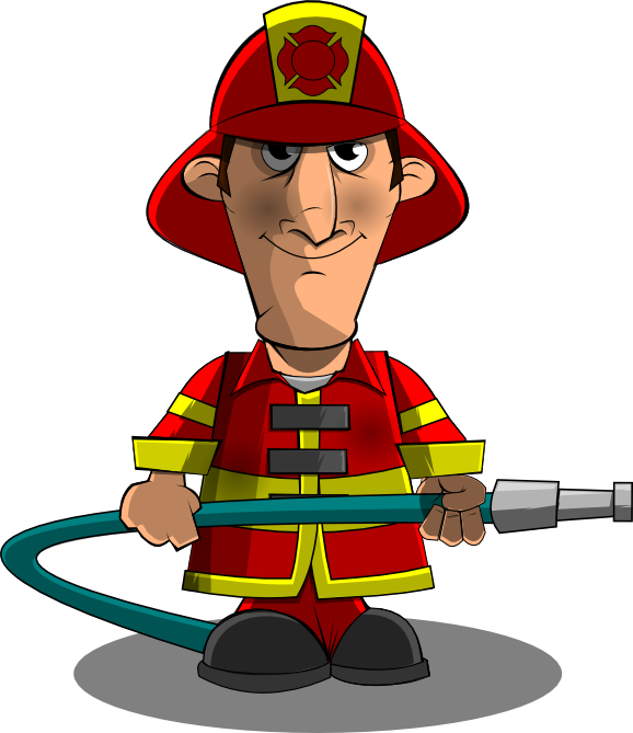 Detail Cute Firefighter Clipart Nomer 53