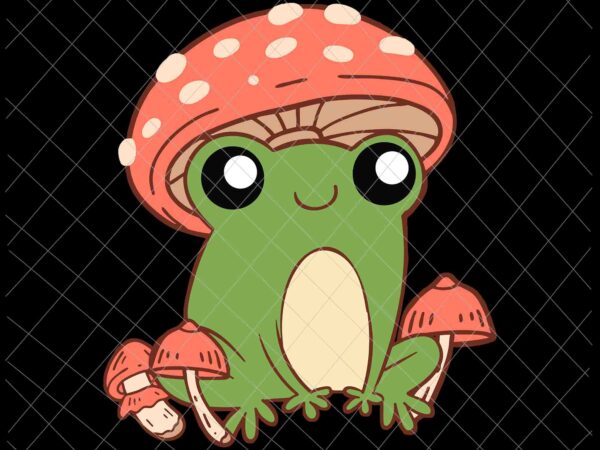 Detail Cute Frog With Mushroom Hat Nomer 21