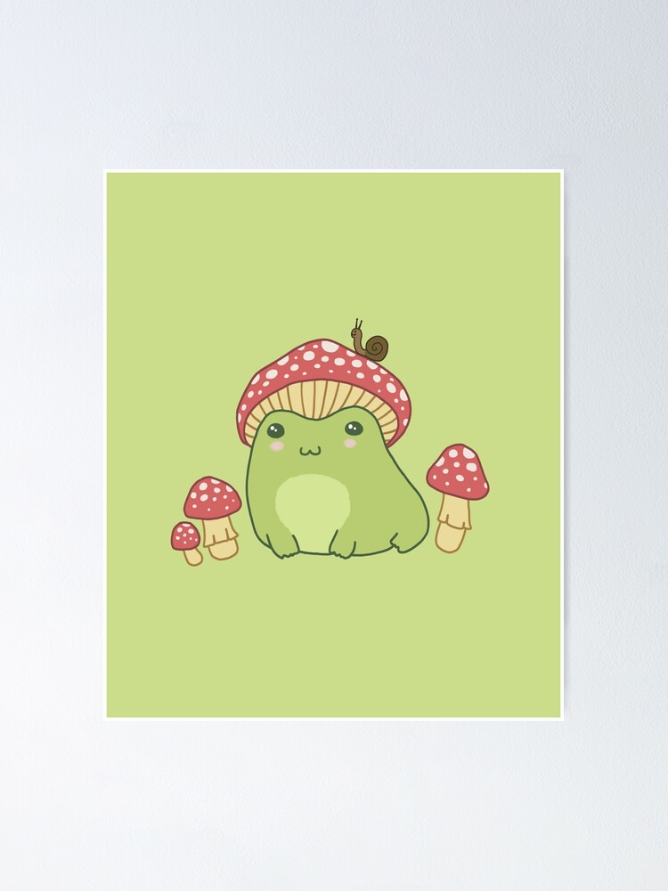 Detail Cute Frog With Mushroom Hat Nomer 28
