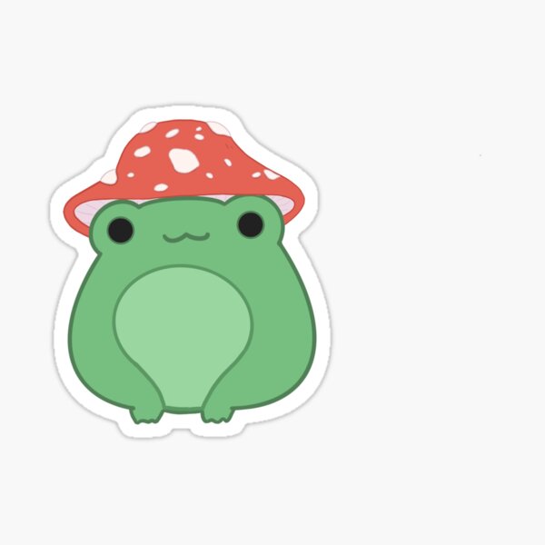 Detail Cute Frog With Mushroom Hat Nomer 4