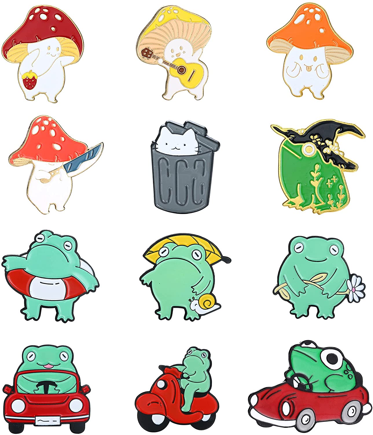 Detail Cute Frog With Mushroom Hat Nomer 55