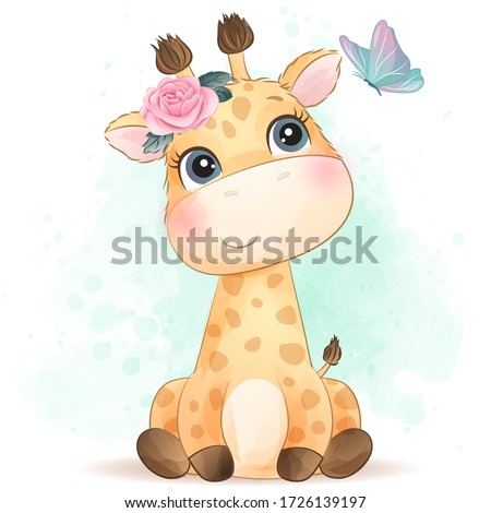 Detail Cute Giraffe Png Nomer 44