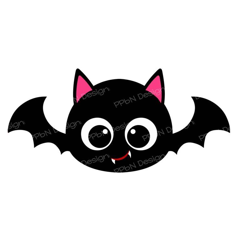 Cute Halloween Bat Clipart - KibrisPDR