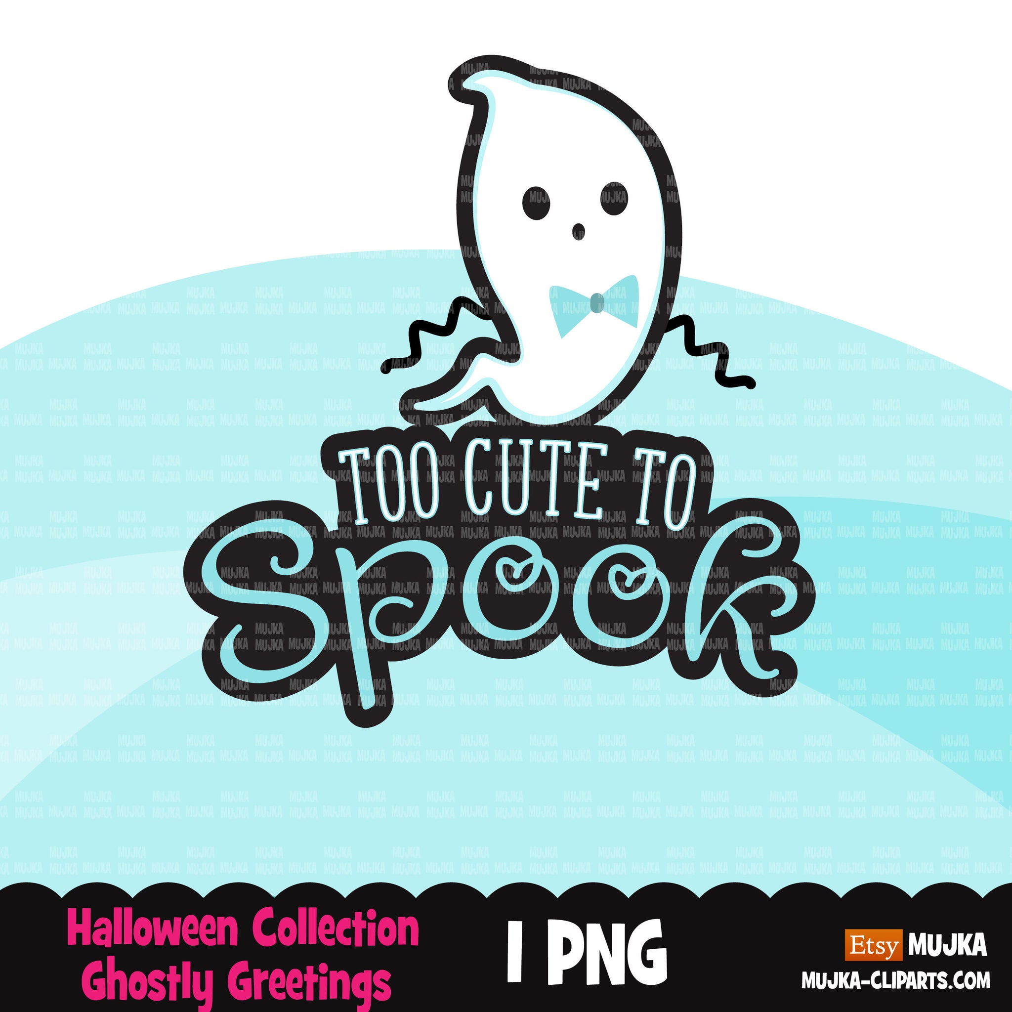 Detail Cute Halloween Ghost Clipart Nomer 31