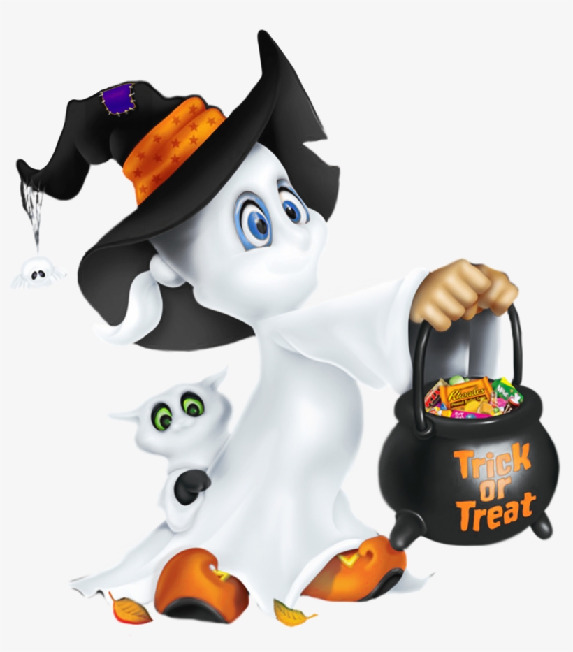 Detail Cute Halloween Ghost Clipart Nomer 37