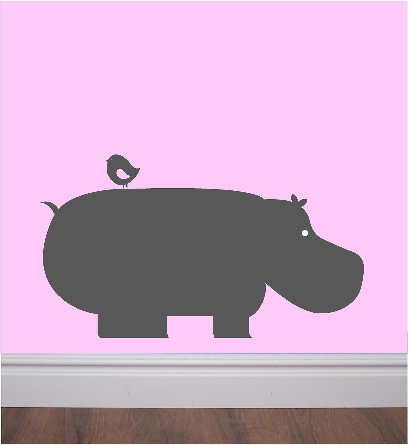 Detail Cute Hippo Silhouette Nomer 9