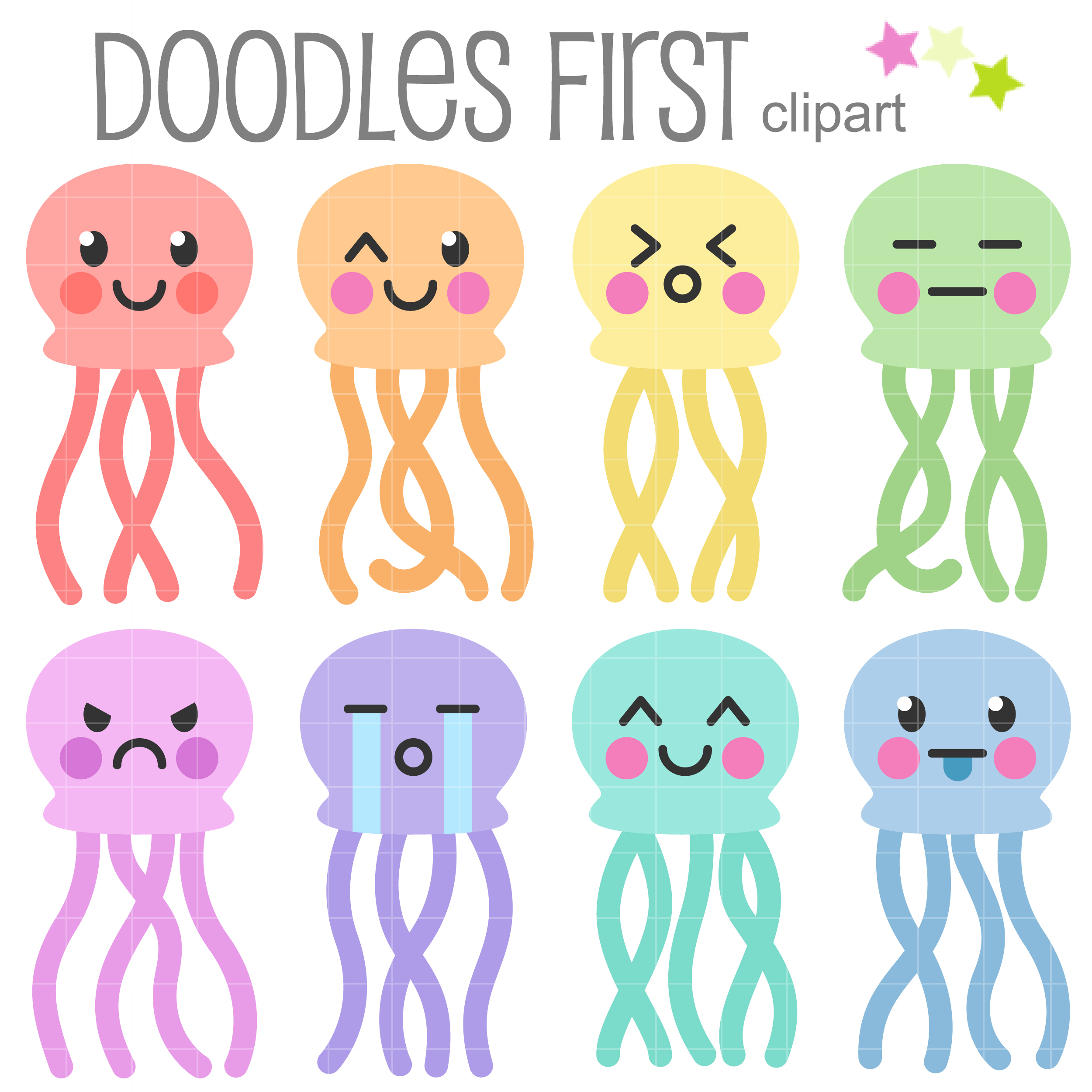 Detail Cute Jellyfish Clipart Nomer 10