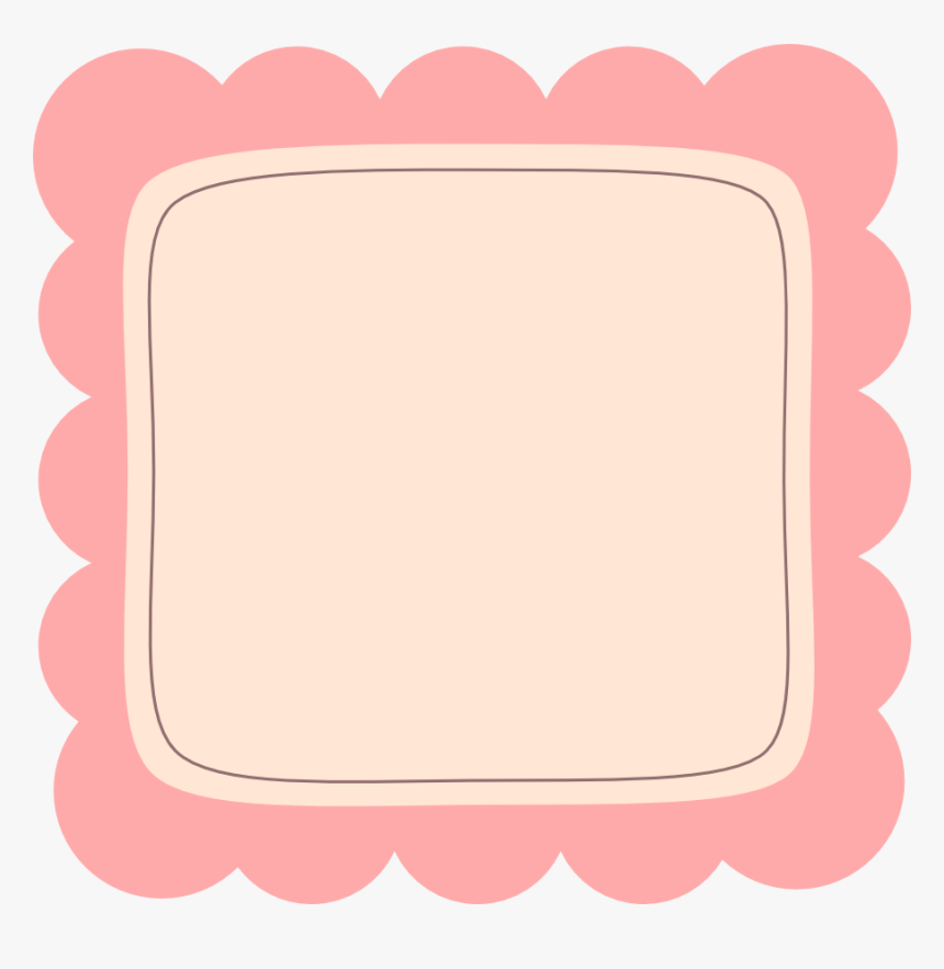 Cute Label Frame Png - KibrisPDR