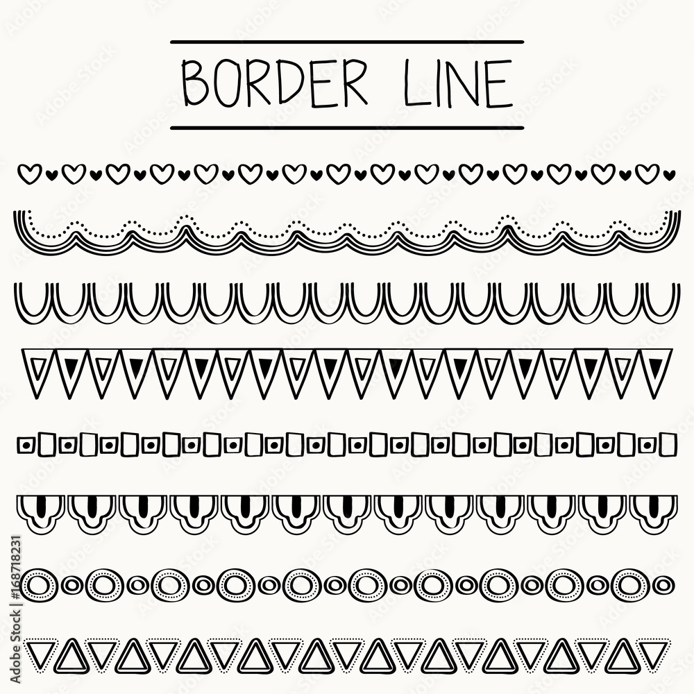 Cute Line Border - KibrisPDR