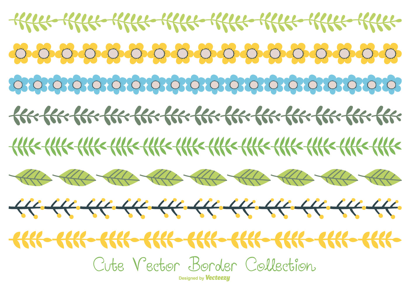 Detail Cute Line Border Nomer 17