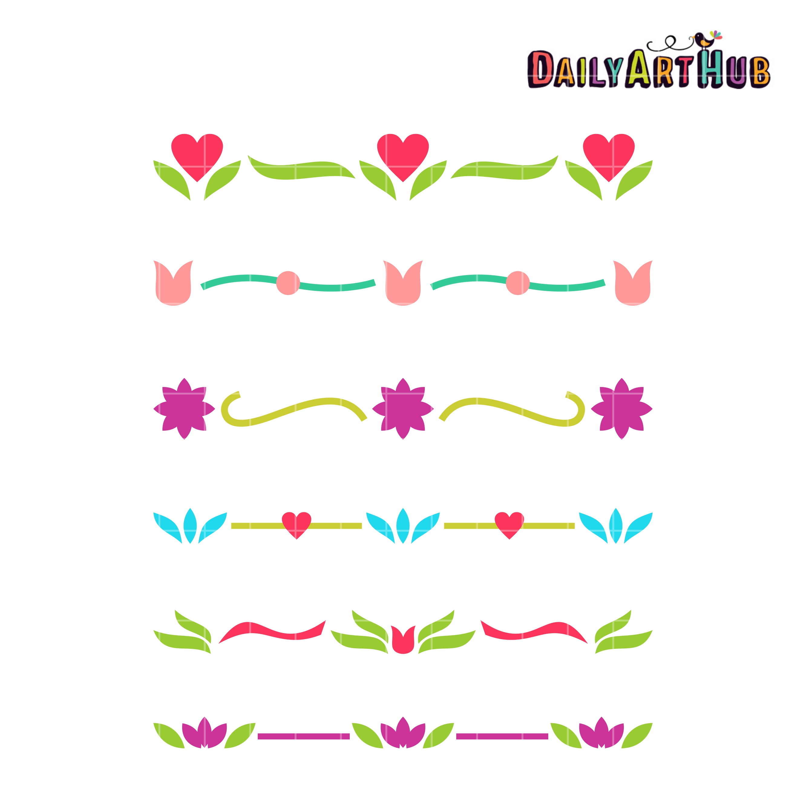 Detail Cute Line Border Nomer 26