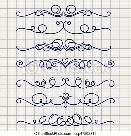 Detail Cute Line Border Nomer 27
