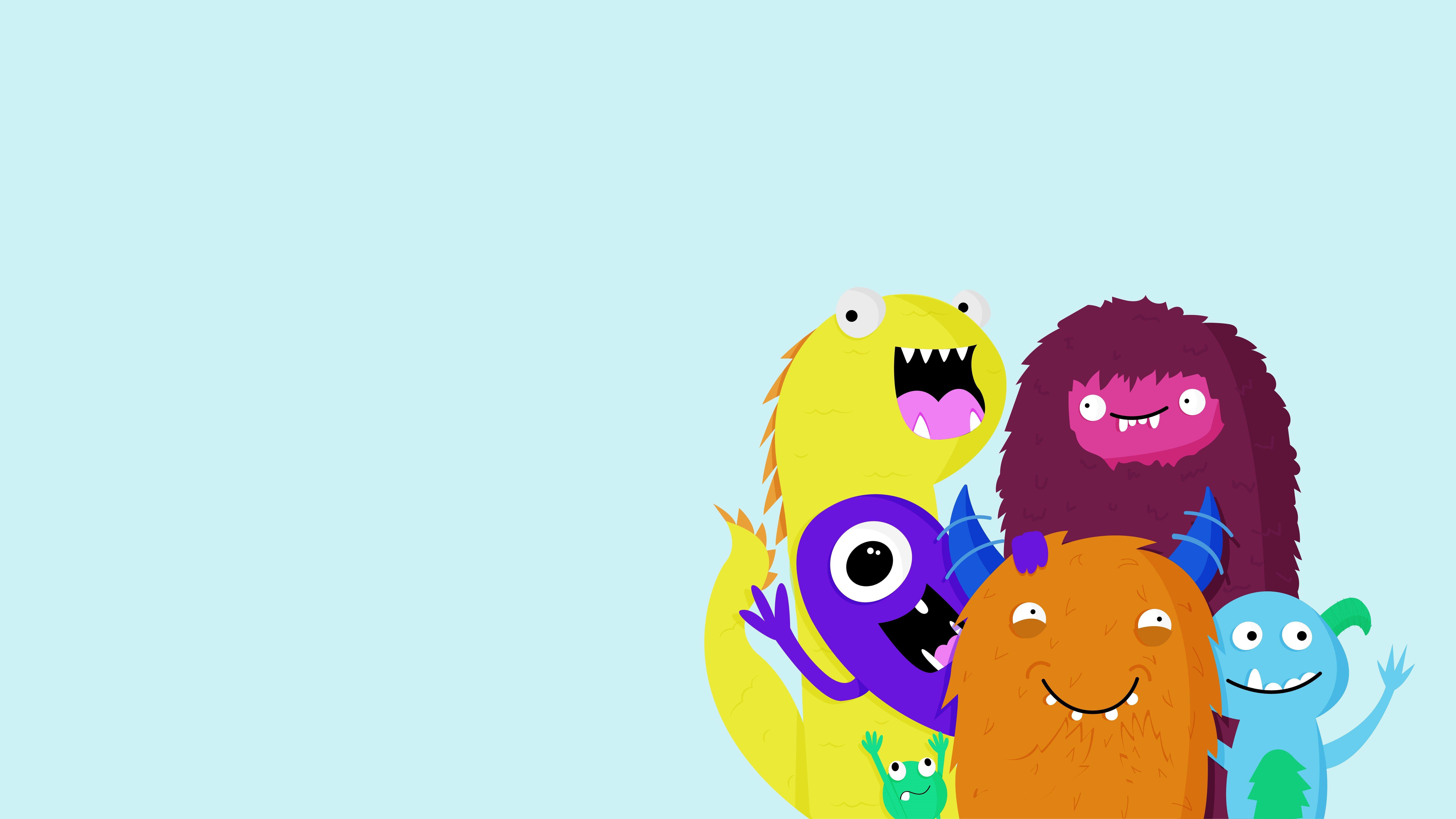 Detail Cute Monster Wallpaper Nomer 2