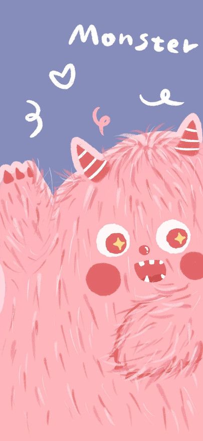 Detail Cute Monster Wallpaper Nomer 47