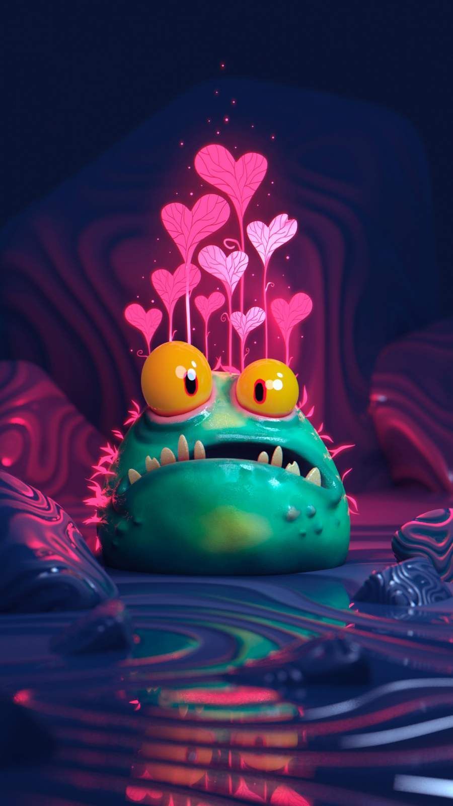 Detail Cute Monster Wallpaper Nomer 8