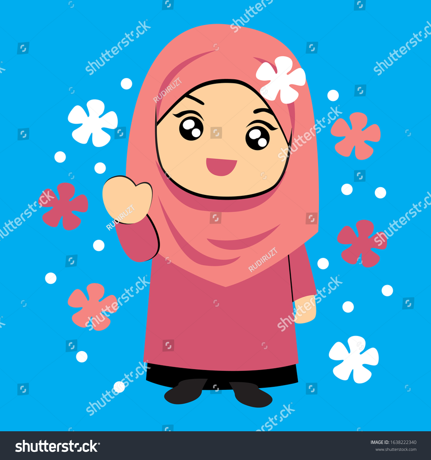 Detail Cute Muslimah Cartoon Picture Nomer 48