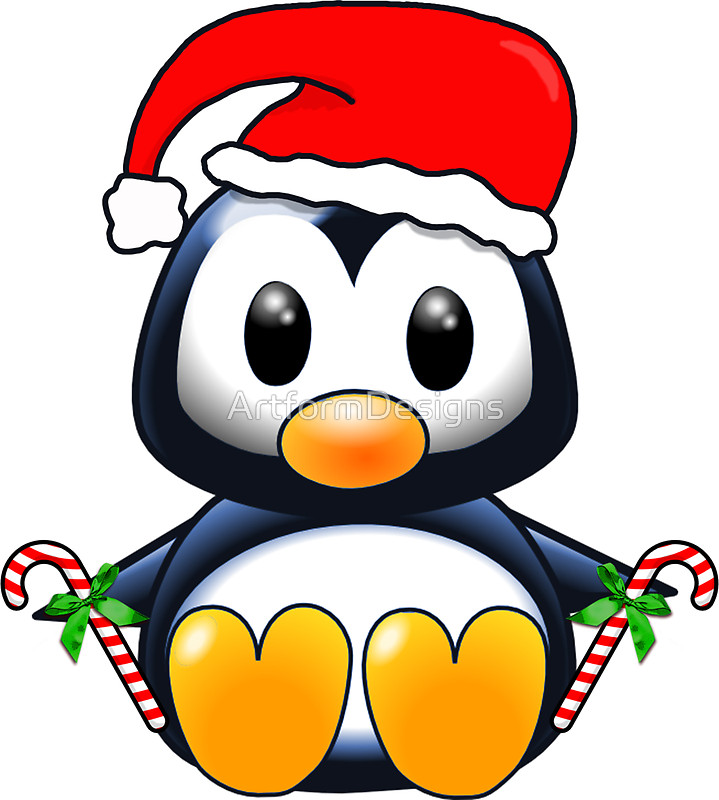 Detail Cute Penguin Christmas Clipart Nomer 40