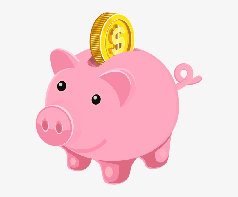 Detail Cute Piggy Bank Clipart Nomer 3