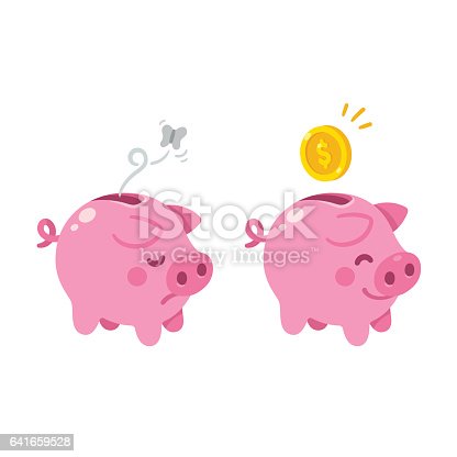 Detail Cute Piggy Bank Clipart Nomer 21