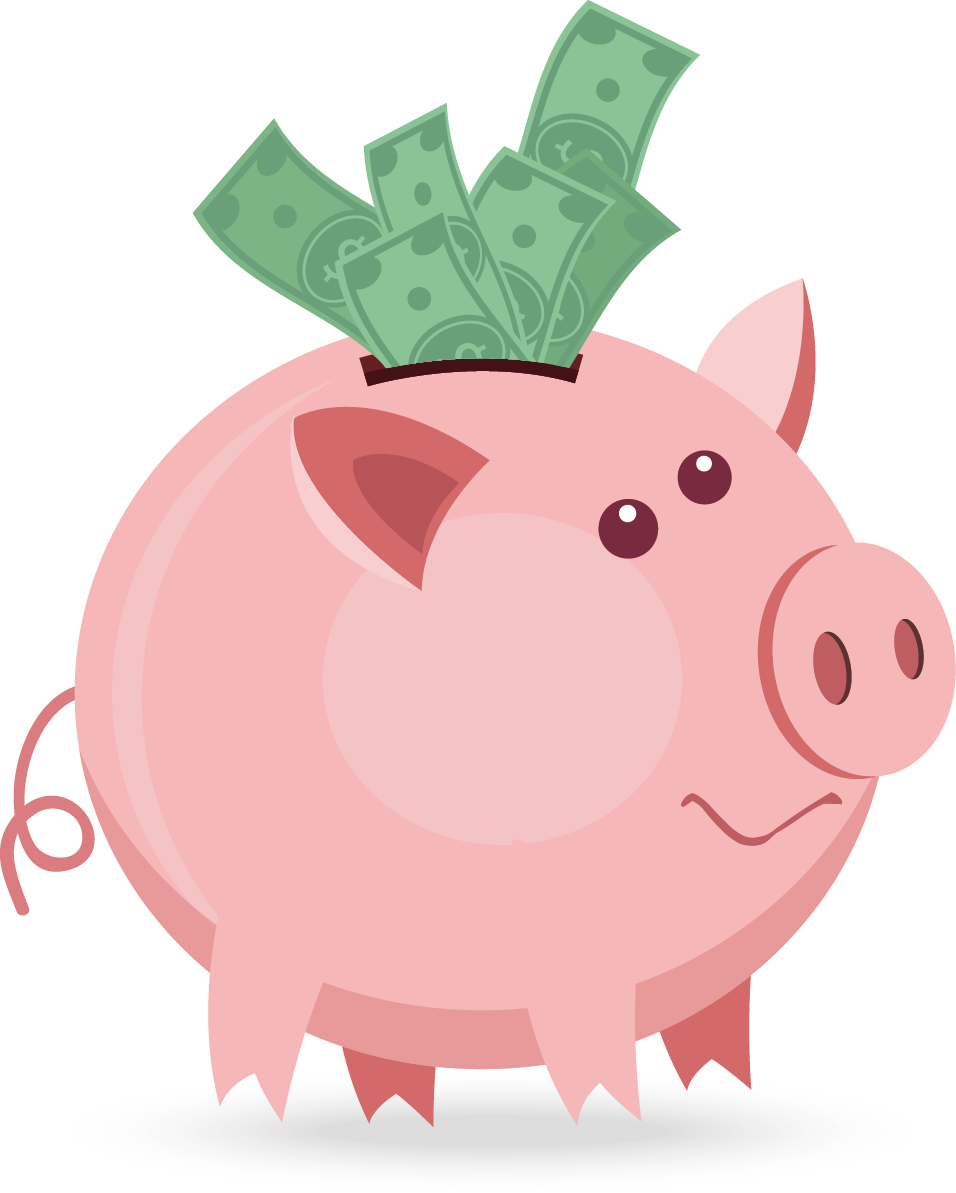 Detail Cute Piggy Bank Clipart Nomer 27