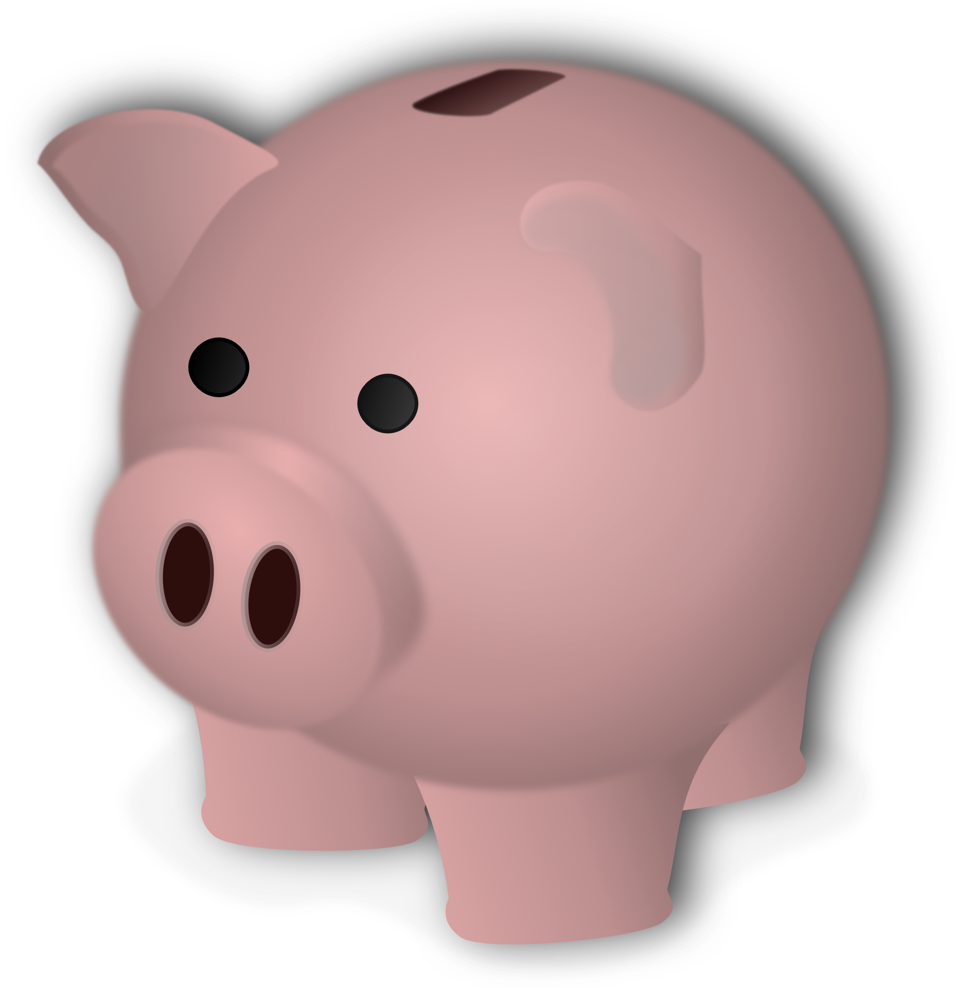 Detail Cute Piggy Bank Clipart Nomer 34