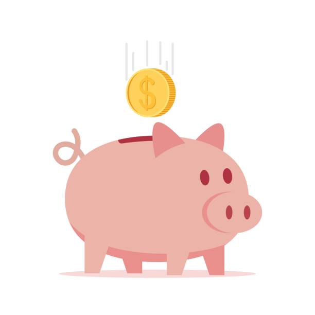 Detail Cute Piggy Bank Clipart Nomer 37
