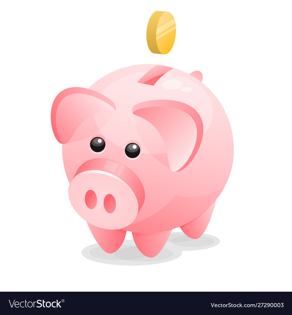 Detail Cute Piggy Bank Clipart Nomer 44