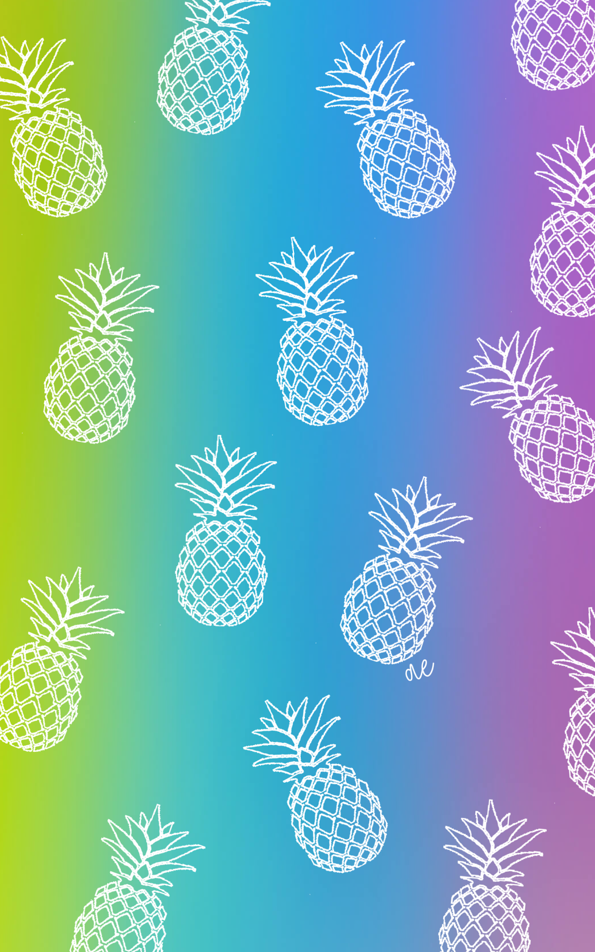 Detail Cute Pineapple Wallpaper For Iphone Nomer 24