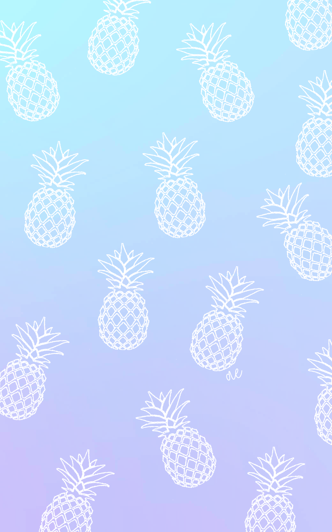 Detail Cute Pineapple Wallpaper For Iphone Nomer 38