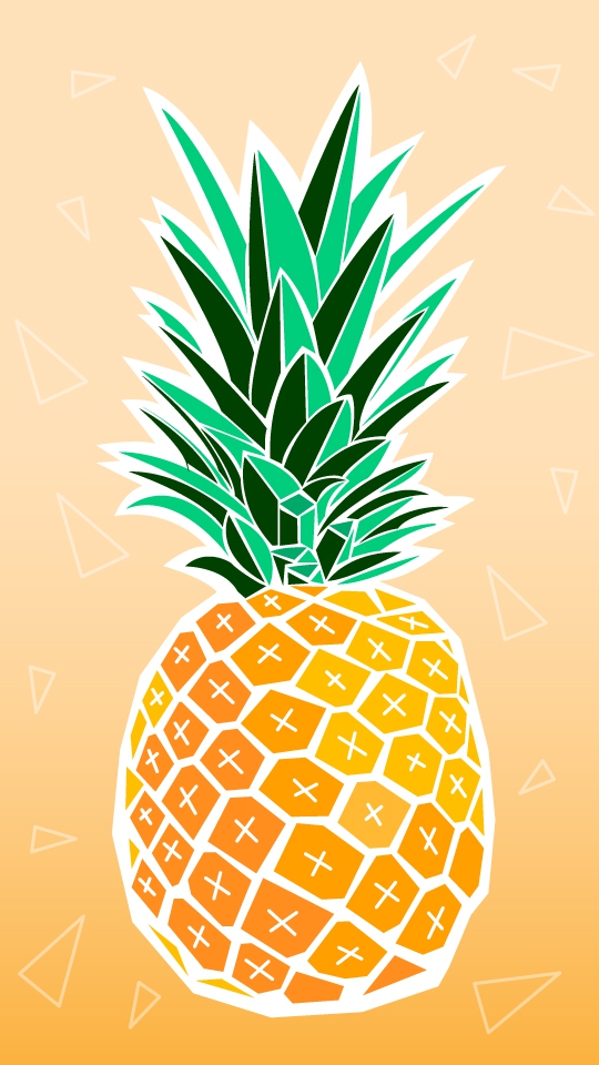 Detail Cute Pineapple Wallpaper For Iphone Nomer 5
