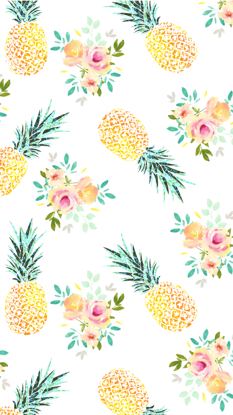 Detail Cute Pineapple Wallpaper For Iphone Nomer 7