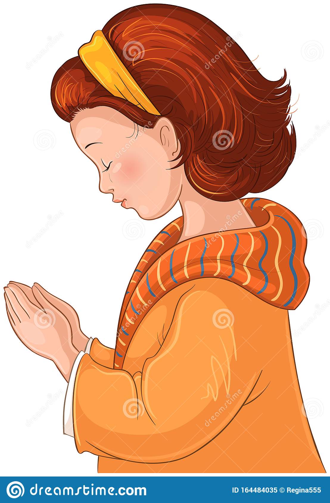 Detail Cute Praying Clipart Nomer 8