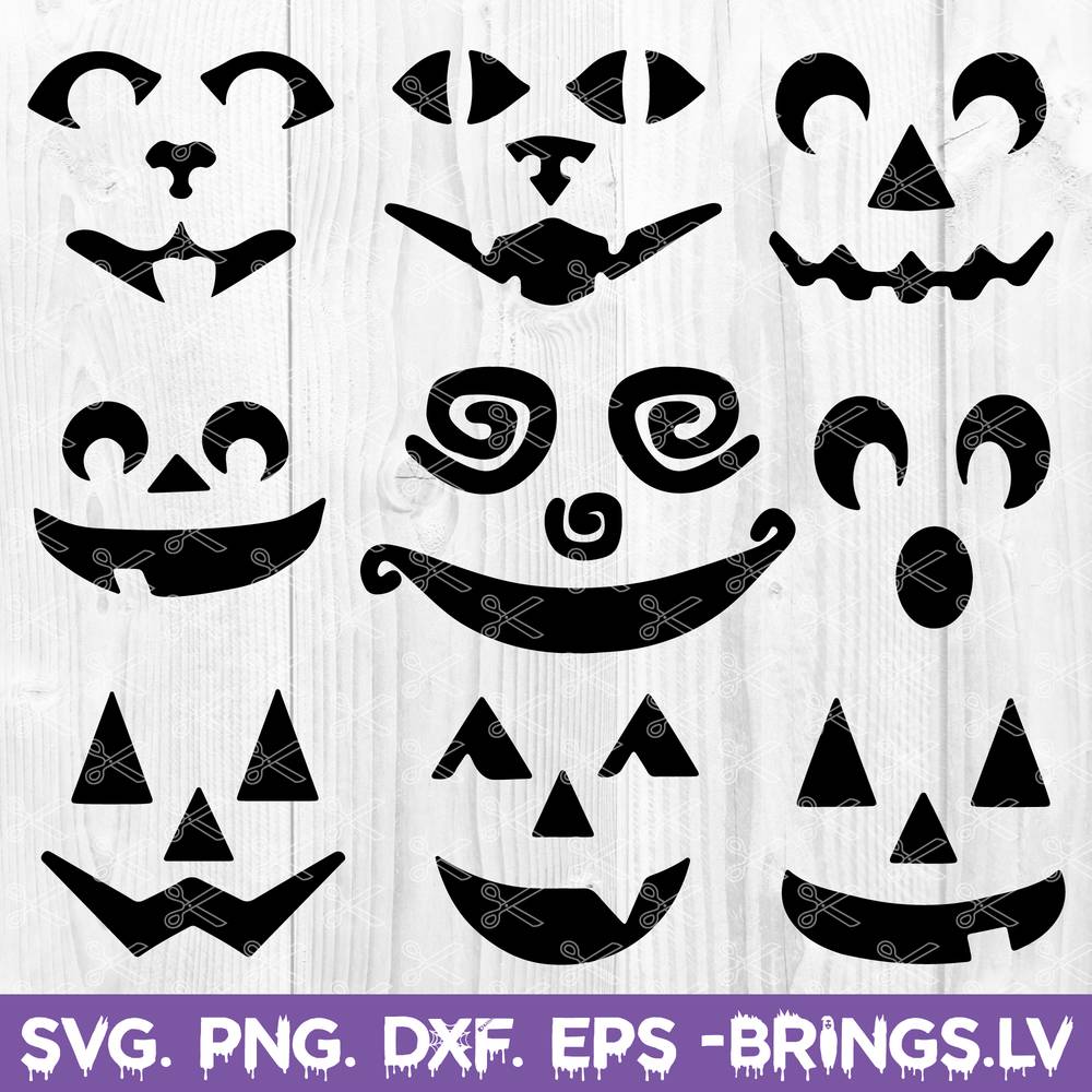 Detail Cute Pumpkin Face Clipart Nomer 16