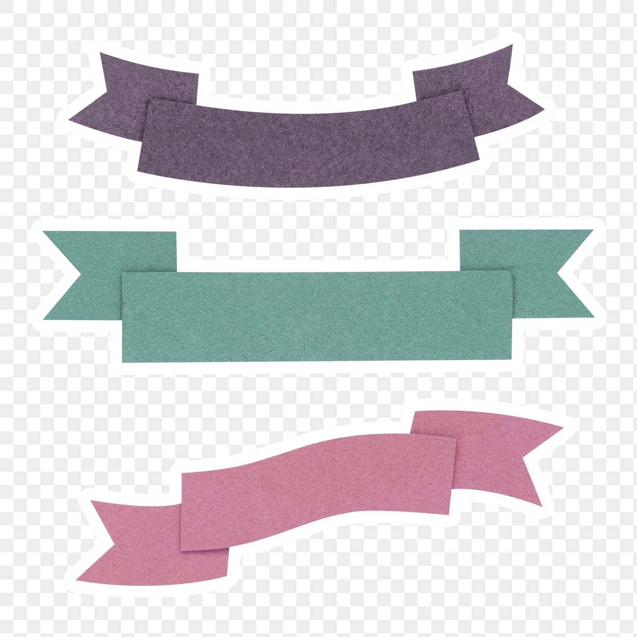 Detail Cute Ribbon Banner Png Nomer 32