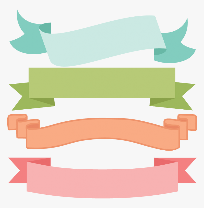 Detail Cute Ribbon Banner Png Nomer 45