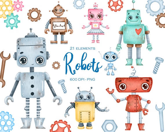 Detail Cute Robot Png Nomer 24