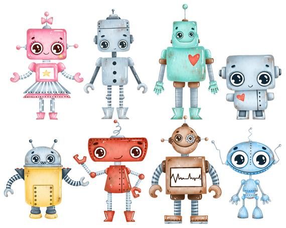 Detail Cute Robot Png Nomer 31