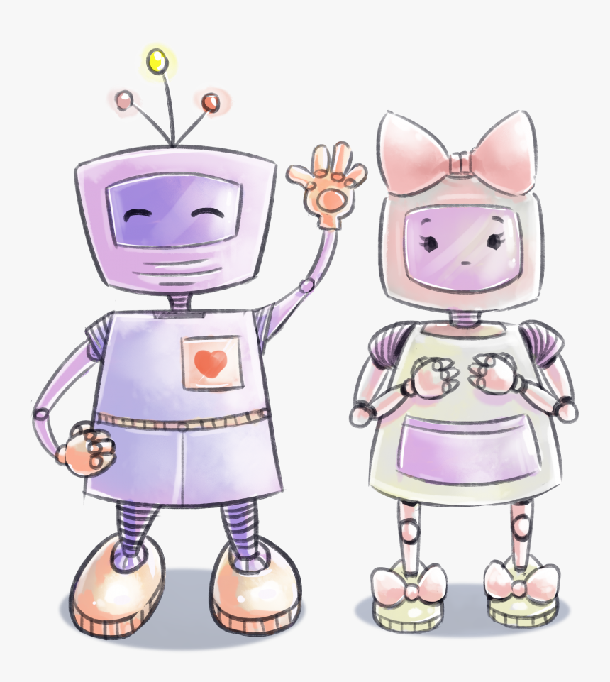 Detail Cute Robot Png Nomer 35