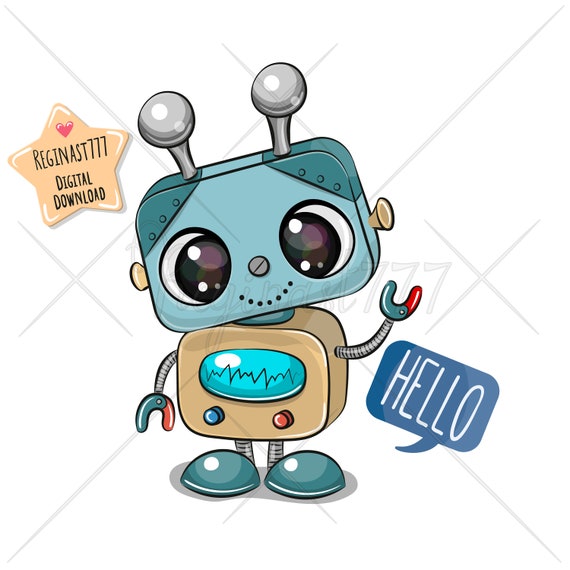 Detail Cute Robot Png Nomer 51