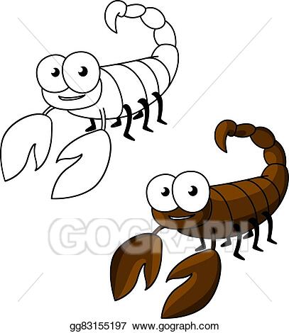 Detail Cute Scorpion Clipart Nomer 47