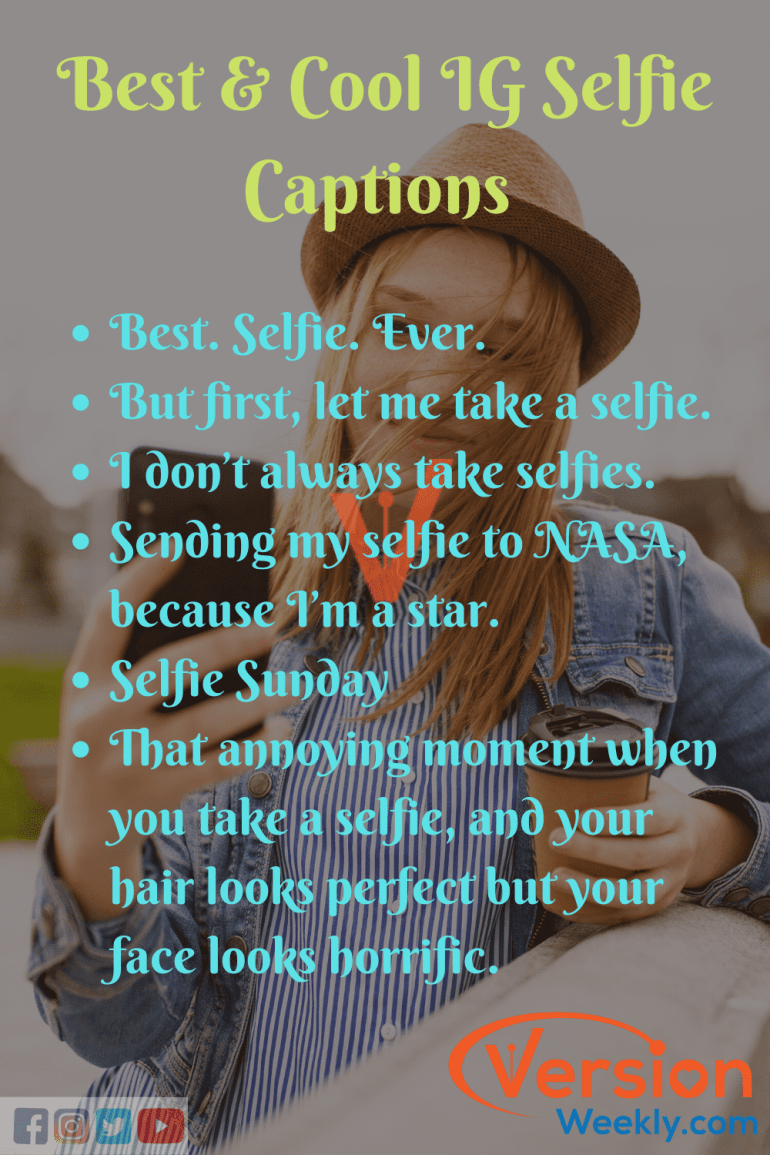 Detail Cute Selfie Quotes For Instagram Nomer 27