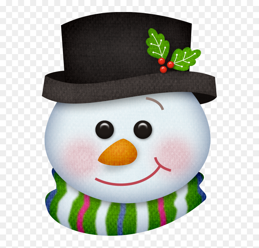 Detail Cute Snowman Face Clipart Nomer 19