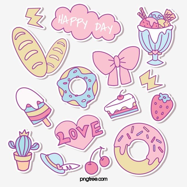 Detail Cute Sticker Png Nomer 6