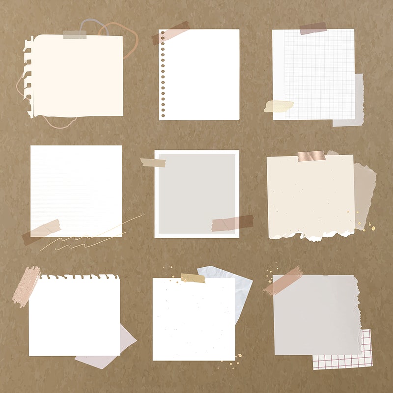 Detail Cute Sticky Note Png Nomer 3