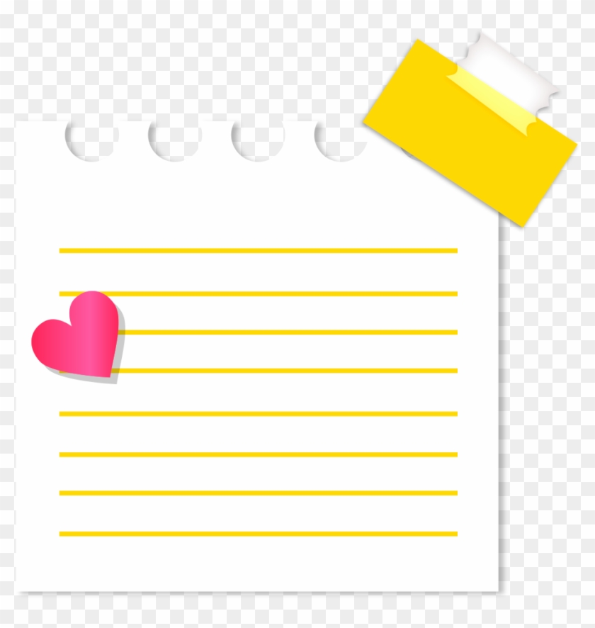 Detail Cute Sticky Note Png Nomer 9