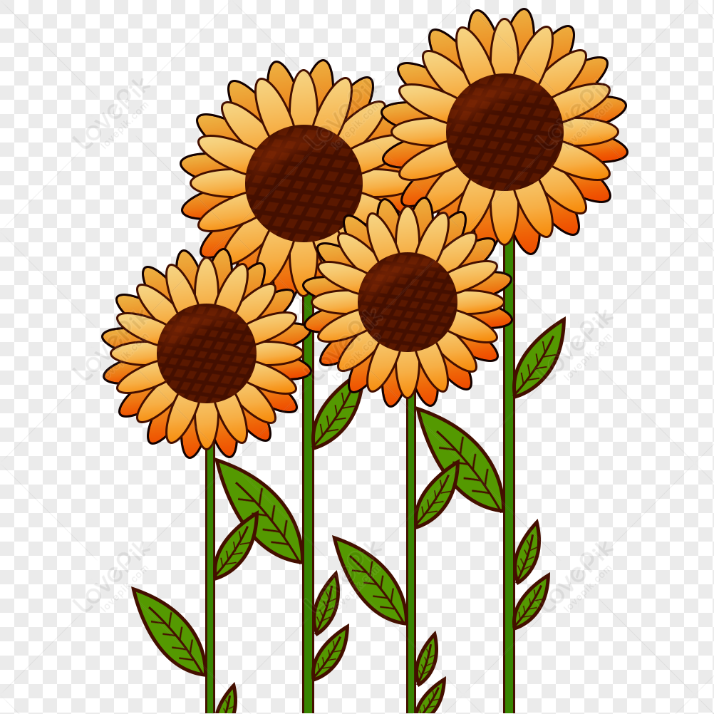 Detail Cute Sunflower Png Nomer 16