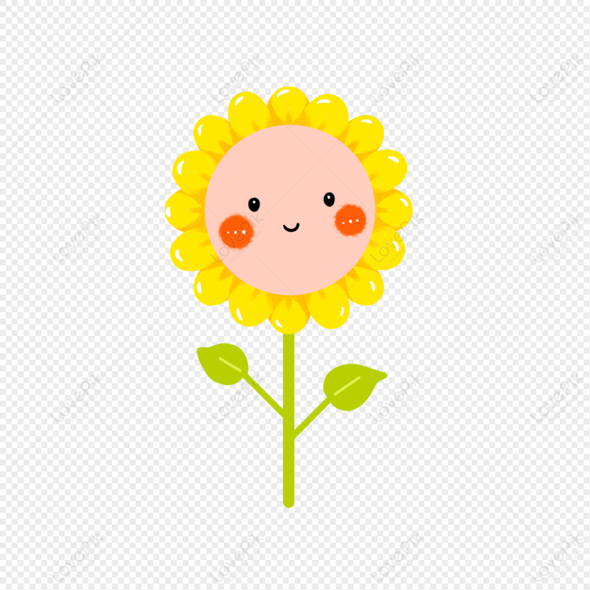 Detail Cute Sunflower Png Nomer 36