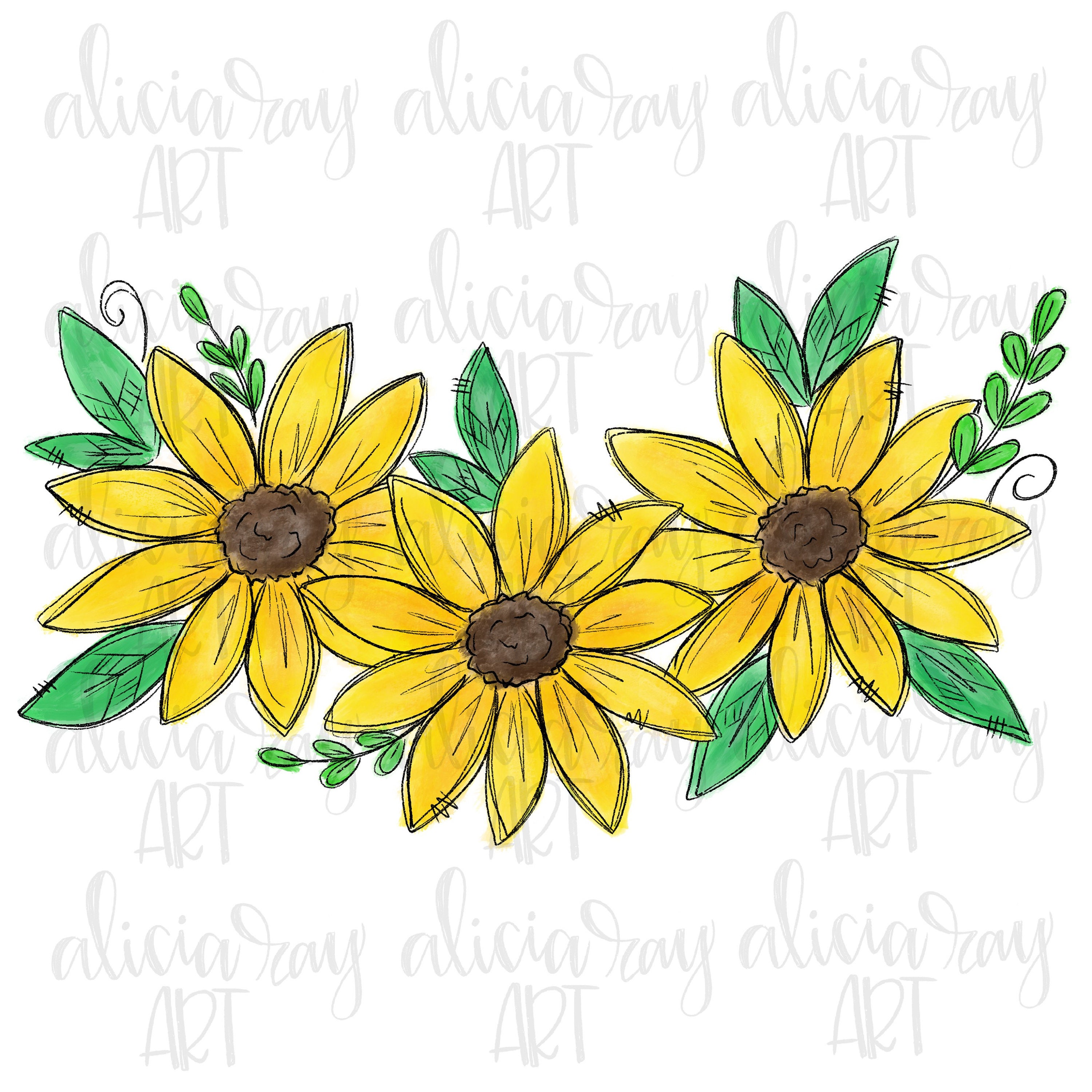 Detail Cute Sunflower Png Nomer 57