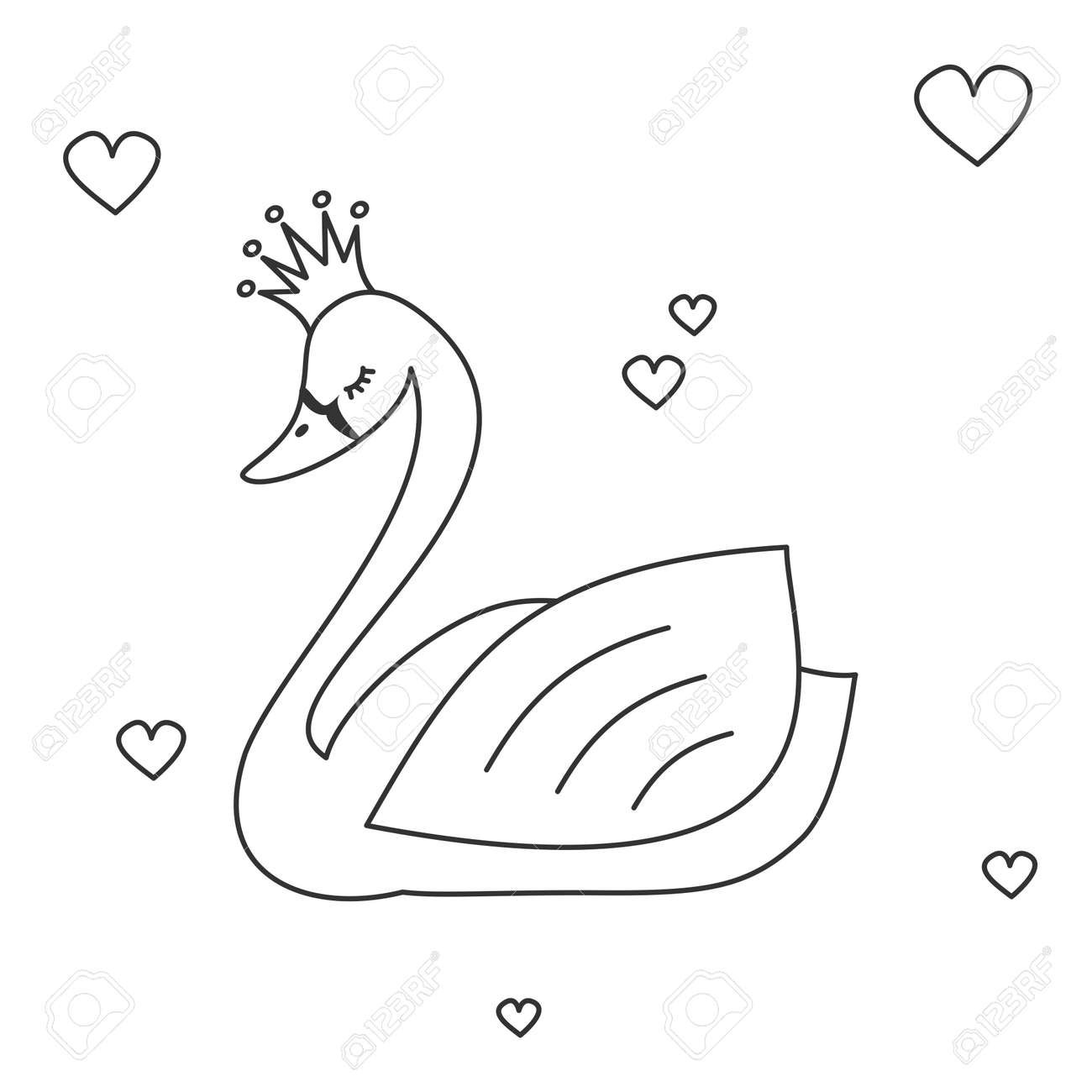 Detail Cute Swan Clipart Nomer 32