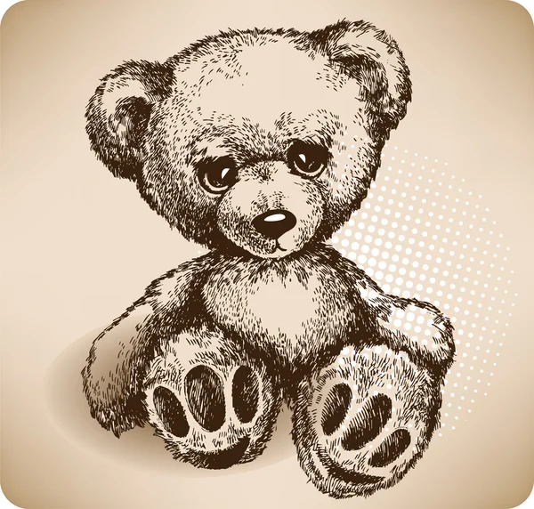 Detail Cute Teddy Bear Sketch Images Nomer 50